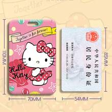 Fashionable Cartoon Cat Card Holder, Suitable For Student ID, Bus Pass, Work ID, Factory Badge, Metro Access, Meal Card, Key Chain Lanyard, ID Card Holder For Nurses, Employees