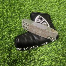 Flow.1.S Nine Elenev Golf Putter, Straight Putter, CNC Milled 6061 Aviation Aluminum, Plasma Anodized, Automatic Face Balancing And Alloy Counterweight Screws, Zero Torque