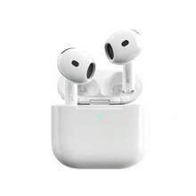 New Air4 Wireless In - Ear Earbuds With Ultra - Long Battery Life & High - Fidelity Sound 8 In 1 Wireless Earbuds ANC Active Noise Cancelling(-36db)In-Ear Earphones With Charging 33H Playtime 360 Hi-Fi Stereo Waterproof Headphones Android Phone/ AlRP0DS Pro IOS Laptops 1:1 Clone Sport Noise Cancelling Earbuds, Wireless Headphones With Secure Fit & Ambient Mode, 30H Battery IPX4 Sweatproof Running, Gym - 白色 - 查看 1