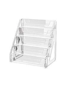 Caja de almacenamiento de perfumes de acrílico multicapa de 27 pulgadas de altura - Organizador transparente de maquillaje y cuidado de la piel de varios niveles, estante de exhibición compacto para el tocador, adecuado para el tocador, sin necesidad de energía, capacidad de 3.2 pies cúbicos, estantería de almacenamiento de perfumes, diseño de moda, estructura duradera, gabinete de tocador, tocador moderno, diseño ligero, construcción resistente, bandeja de tocador, almacenamiento en el hogar, entusiastas de la belleza - Multicolor - Ver 14