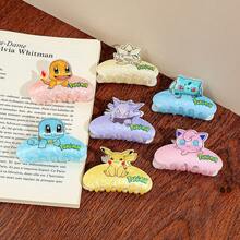 pocket monsters Pokémon Cute, Innovative, Fashionable And Versatile Hair Claw, A Stylish And Versatile Hair Accessory, Hair Clip, Side Clip, Acrylic Hair Ornament For Fixing Hair Women Claw Clips Elegant Hair Accessories - Multicolor - View 2