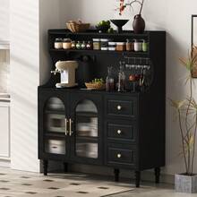 Buffets & Sideboards - Black + MDF-1 - View 4
