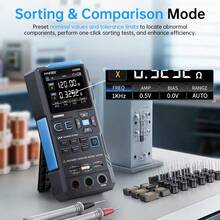 LC1020E 高精度数字电桥式 ESR 测试仪，电阻、电容、电感电子元件测量仪器 - 彩色 - 查看 4