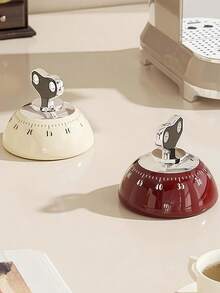 1个机械式厨房定时器，磁性，无需电池