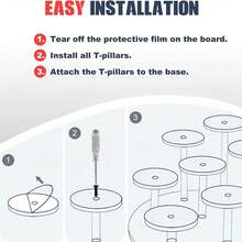 1pc 7-Tier Circular Display Stand Suitable For Figurines, Collectibles, Jewelry, Posable Dolls, Cosmetics, Desktop Riser, Minimalist & Elegant - Seven-layer Circular Black - View 9