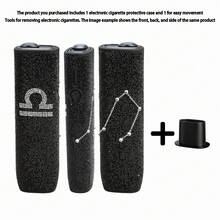 一套360°奢华水钻十二星座电子烟保护套，高端防滑防刮，独特个性化，适合送给爸爸、妈妈、女朋友、男朋友、爱人和朋友 - 彩色 - 查看 21