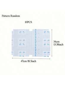 10pcs Pre-Cut Self-Adhesive Book Cover Film, Transparent Matte Waterproof Book Cover, Dust-Proof Book Jacket, Back To School Supplies, Random Pattern, Suitable For School Items, Back To School Season - Clear - View 9