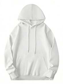 Letter Retro Retro English Back To School Season PRAY WAIT TRUST GOD HAS A PLAN Back To School Women Outfits  Women's Casual Hoodies-Autumn/Winter New Arrival: Long-Sleeve Hooded Sweatshirt For Men And Women-F91 - trắng - Xem 10