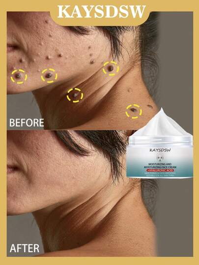 Hyaluronic Acid Moisturizing Facial Cream | Gentle Formula, Suitable For All Skin Types