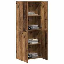 vidaXL Armoire de bureau avec étagère Bois ancien 70 x 32 x 77,5 cm - Tabac - Voir 1