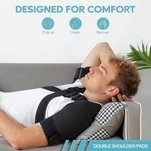 Adjustable Double Shoulder Compression Support Strap Sports Shoulder And Back Protection Belt Breathable And Warm Suitable For Home Use And Sports Double Support