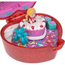 Polly Pocket Mattel JGK21 - Juego de Caja de Regalo de 80 Aniversario con muñeco de Juguete y Anillo con diseño de Globo,38081371 - Multicolor - Ver 5
