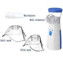 Nebulizador portátil silencioso, inhalador de mano con desmontable batería, nebulizador doméstico - Blanco - Ver 3