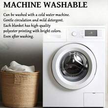 Cute Cartoon P-Plim Flannel Blanket Winter  Soft Bedding Throws For Ren Home Decor Pattern Bedspread Sofa Bed Cover(12).Jpg - trắng - Xem 5