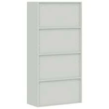 vidaXL Classeur grigio chiaro 90x40x180 cm acciaio - Grigio - Visualizzare 6
