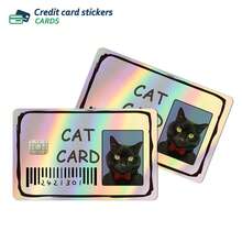 2pcs Colorful Credit Card Skin Stickers, Waterproof Scratch-Resistant Personalized Decorative Protective Stickers, Suitable For Credit/Debit/Transit Cards - Multicolor - View 10