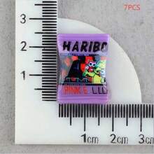 7 件/14 件迷你 3D 逼真零食树脂饰品，适合 DIY 珠宝制作、耳环、钥匙扣、手链、项链、食物主题工艺珠饰和珠宝配件 - 零食袋配件 - 查看 12