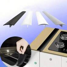 Kitchen Accessories,Kitchen Decor,2PCS Silicone Cover Fillers - Flexible Heat-Resistant Stove Counter Seals Covering Kitchen Stove, Counter, Oven, Lids,Table, And Gaps (53cm/21in, 4 Colors) - Prevent Crumbs And Overflow, Easy To Clean And Durable Kitchen Counter Space Fillers-ASDF - Multicolor - View 3