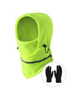 1pc/2pcs Unisex Winter Fleece Balaclava Hat, Thick Windproof Ski Mask, Suitable For Skiing, Cycling, Hiking And Daily Use - Multicolor - View 6