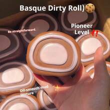 1个病毒式巴斯克脏卷慢回弹柔软可爱玩具 | 超柔软类肤质成人减压玩具 | 抗焦虑挤压道具 - 彩色 - 查看 4