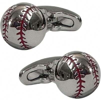 Mancuernillas Para Camisa de Hombre De Figura De Pelota Baseball Mod. A 763,38073301