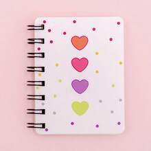 Cartoon Little Flower Side Flip Coil Notebook Mini Portable Loose-Leaf Notebook Notepad - Love - View 10