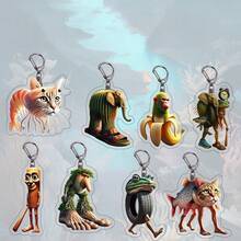 2026 New Arrival: Classic Italian Mountain & Sea Themed Keychain, Backpack Charm, Fun Keyring - Perfect Gift For Friends, Must-Have Back To School Item - Multicolor - View 6