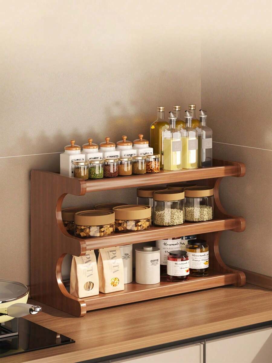 1 chiếc kệ bếp nhiều tầng kiểu cổ điển, kệ đa năng kiểu Trung Quốc mới, giá đựng đồ cao cấp cho bàn ăn, giá để cốc, kệ đựng đồ và sắp xếp phòng khách, thích hợp cho văn phòng, phòng khách, phòng ngủ, món quà tuyệt vời cho bạn bè và gia đình, trang trí phòng, trang trí bàn ăn.