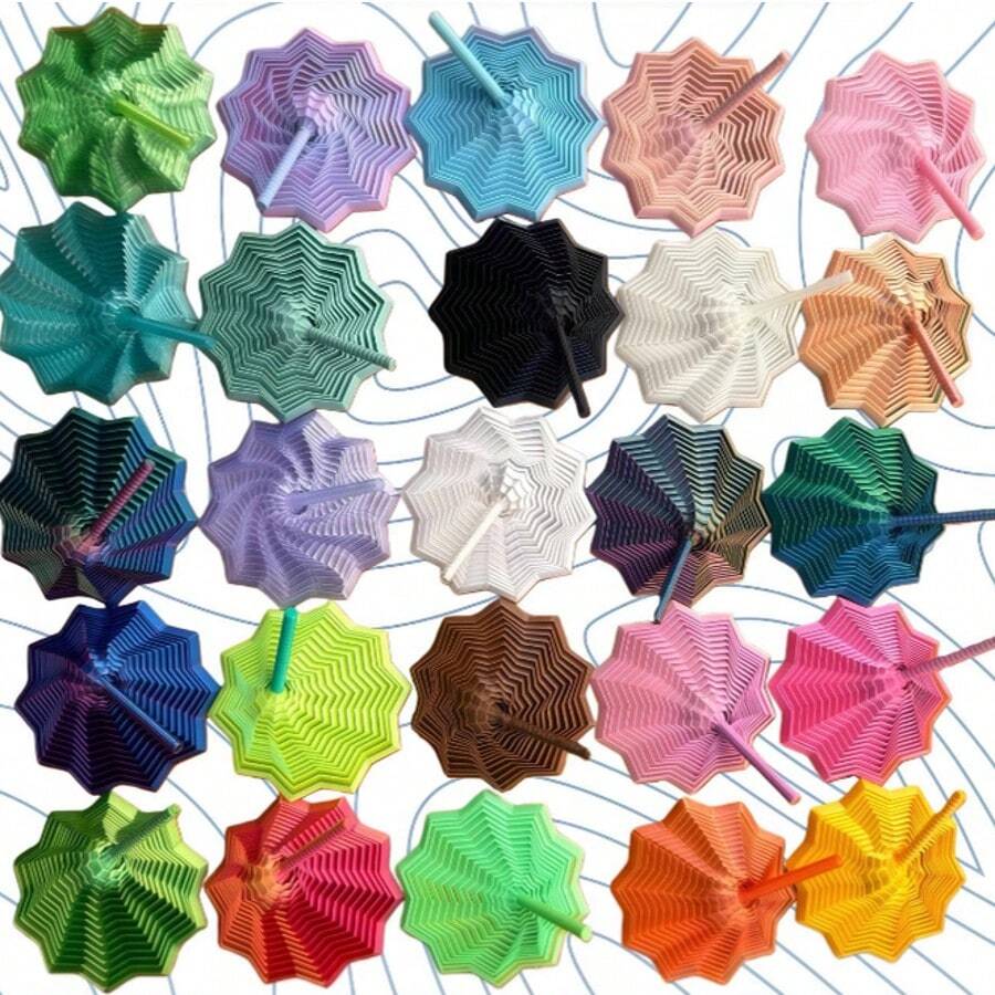 1pc 3D Printed Star Polygon Fidget Toy, 3D Folding Structure, Finger Pressure Relief, Visual And Auditory Soothing Toy, Desktop Decor, Christmas Gift, Birthday Party Gift, Ideal Holiday Gift