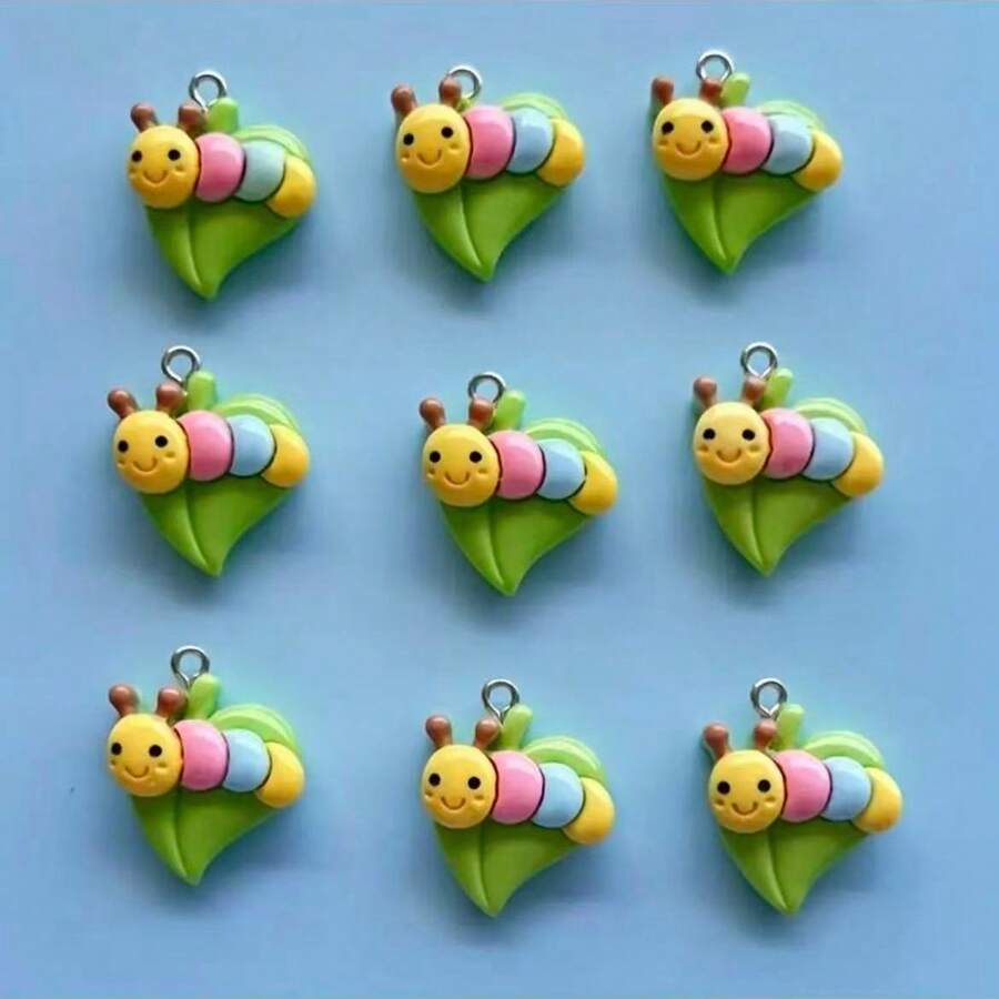 树脂爬虫 | 多功能珠宝配饰，可用于项链、耳环、手链、发夹等 - 圣诞节、万圣节、情人节、母亲节、生日的完美礼物 - 昆蟲 - 查看 1