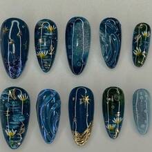 Traditional Handmade Summer Night Starry Sky Lotus Dew Beads Are Suitable For Daily Wear Women's Models - Thủ công mỹ nghệ truyền thống - Xem 1