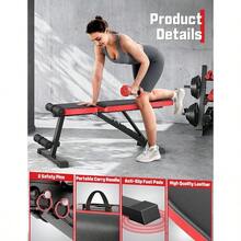 Adjustable Weight Bench Foldable 300KG Bench Press Adjustable Foldable Flat/Incline/Decline Bench Press For Home Gym - PowerRed - View 3