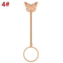 新款原创镂空蝴蝶形吸烟环，个性化戒指，香烟夹，加厚香烟夹，夹子，香烟架 - 彩色 - 查看 6