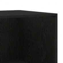vidaXL Armadio Chêne nero 50 x 50 x 200 cm Bois d'ingénierie - nero - Visualizzare 8
