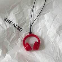 Realistic Fun 3D Headphone Sweater Chain Necklace, Cute Minimalist Sweet & Cool Adjustable Outfit Accessory, Perfect Gift, Birthday Gift, Ideal Gift, Surprise Gift, Holiday Gift, Seasonal Gift, Gift - Multicolor - View 8