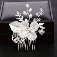 1 pieza Peine de cabello de acrílico elegante, accesorio de cabello para novia y boda, adecuado para todas las estaciones - color - Ver 3