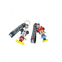 Disney Classic Characters Keychain Set (Mickey, Minnie, Donald, Daisy), Perfect Valentine Present For Anime Fans - Multicolor - View 10