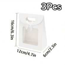 Túi quà tặng trong suốt kiểu dáng đơn giản và thời trang, có nắp gập và nơ trang trí, túi trưng bày trong suốt đựng hoa, quà tặng, thích hợp để cất giữ đồ dùng trong nhà, làm quà tặng, quà văn phòng, quà cưới, quà tặng cho bạn bè, gia đình, thầy cô, người lớn tuổi. - Nhiều màu - Xem 14