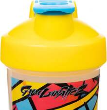 Protein Shaker, 20oz, Colorful Geometric Design, Yellow Lid With Mixing Ball,FIRST EDITION, LIMITED TO 10,000 UNITS ONLY - 1 - View 8