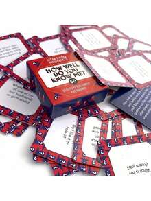 How Well Do You Know Me? - Family And Friends Game Night Card Game With 50 Fun Questions, Red Box, Perfect Card Game For Holidays, Parties, And Social Gatherings - Red - View 5