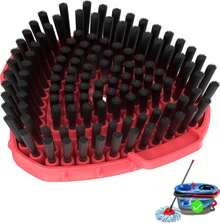 Aifacay Upgraded Replacement Scrub Brush For O-Cedar 2-Tank Spin Mop, 4.4" Triangular Heavy-Duty Stiff Bristle Scrubber Head For Tile, Grout, Bathroom, Kitchen &Amp; Floor Deep Cleaning - MàuC - Xem 1