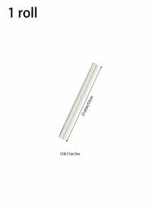 1 Roll 3 Meters, 5m, 10m High Definition Clear Protective Film, 55cm Wide Adhesive Kitchen Sticker, Waterproof, Oil-Proof, Fireproof, For Tabletop, Wall, Coffee Table, Dining Table, Furniture, Marble Sticker, Scratch-Resistant, Heat-Resistant Renovation Sticker - Multicolor - View 11