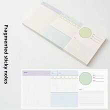 三层笔记本，内含240张整理有序、不粘连、创意十足的撕取式计划纸、学生备忘录和信息纸，办公学习用品