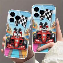 Coche de carreras de perros, número uno en la lista de ganadores. Esta elegante funda es compatible con los modelos  16, 15, 14 Pro Max, 13, 12, 11, XR y XS Plus. Fabricada en silicona TPU, ofrece protección contra golpes y caídas, además de una sensación superior. Es un regalo ideal para familiares, amigos y seres queridos, y una opción perfecta para Navidad.fundas para ,accesorios para celular,fundas para celular,funda  13,fundas ,fundas para  13,funda  16,funda  17 pro max, 17 pro max,funda  15,funda  17,funda ,fundas para  16,fundas  15,funda  14,fundas  17 pro max,protector para ,fundas  11,fundas  12,funda  17 pro,fundas  13,,case  17 pro max,fundas para  11,fundas para  12 - transparente - Ver 4