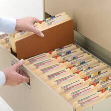 File Pocket, StraightCut Tab, 51 4 Expansion, Legal Size, Redrope, 10 Per Box 74234 - 1Redrope - View 5