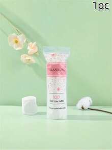 100/150片/包卸妆棉片和棉签套装，优质亲肤，柔软厚实，不掉毛，双面三层设计，带挂绳，超强吸水，干湿两用，适用于护肤、卸妆、眼部和面部保湿、指甲油护理，方便日常/旅行携带，是送给女朋友的理想节日礼物 - 彩色 - 查看 14