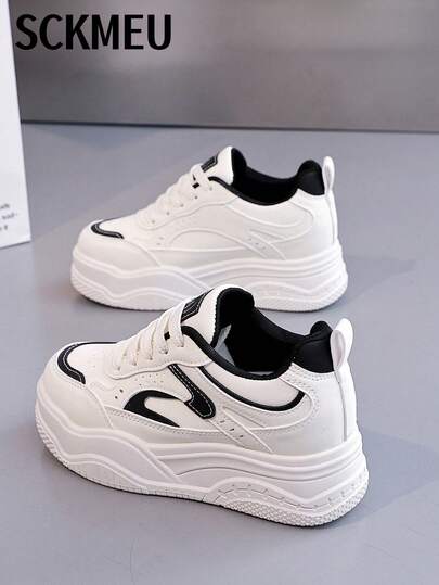 SCKMEU. 1 par de zapatos casuales/deportivos nuevos de 2026, ligeros, cómodos, clásicos y versátiles, adecuados para uso diario para mujeres de talla pequeña