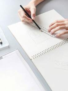 1pc Creative Drawing Acrylic Transparent Folding Ruler (Expanded 30cm), Transparent Design, Minimalist Style, Foldable For Easy Storage And Portability, Student Supplies, Essential For Back To School, School & Education Supplies > Drawing Supplies > Rulers - Clear - View 10