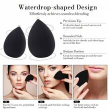 Makeup Sponge 2/5/10/25pcs Set, Foundation Blending Beauty Sponge With Random Shapes, Dry/Wet Use For All Skin Types,Giveaways,Travel,Cheap Stuff,Travel Essential - Multicolor - View 6