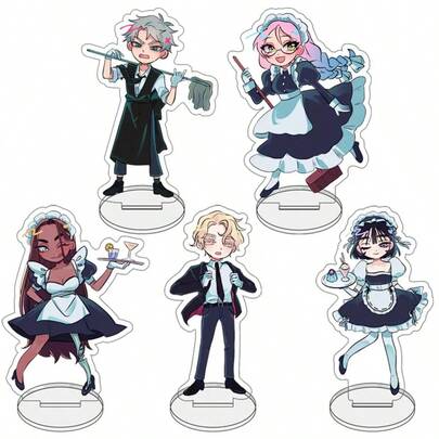 Alien Stage Ivan & Till Luka Mizi Sua Hyuna Acrylic Stand Anime Model Desktop Ornament Acrylic Standing Plates Decoration 10cm